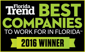 Kaufman Lynn has been named 2016 Winner of Florida Trend Best Companies to work for in Florida